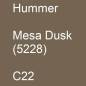 Preview: Hummer, Mesa Dusk (5228), C22.